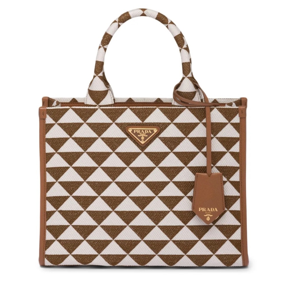 Prada small Symbole jacquard tote bag - Picture 3 of 12